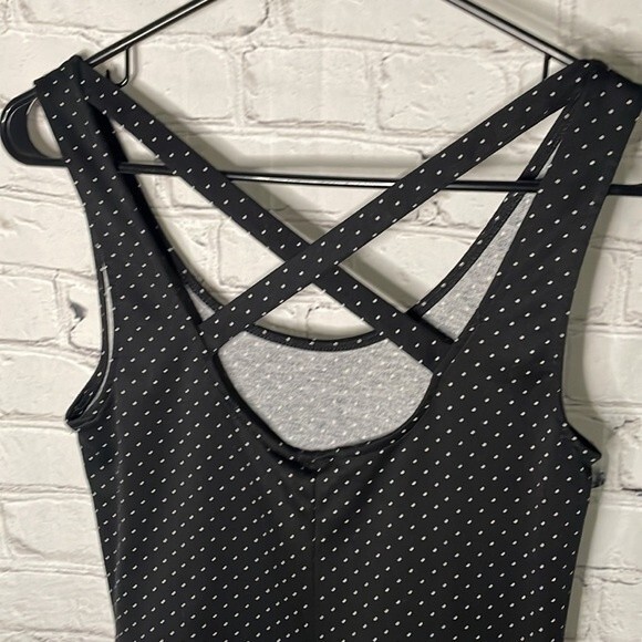 H&M Sleeveless Polka Dots Black White Skater Dress Size Small - Picture 6 of 9
